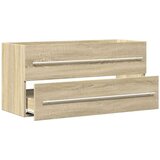 vidaXL Ormarić za umivaonik boja hrasta sonome 100x38,5x48 cm iverica | shoptok.hr