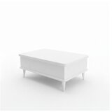 Hanah home Stol za dnevni boravak Dy Ada 90x38x60 cm, Bijela | Eponuda.ba