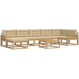  Set vanjskih sofa 8 kom. Bijela i bež | shoptok.hr