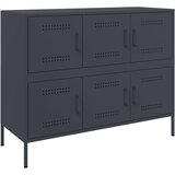 Maison Chic Komoda - Predalnik antracitna 100,5x39x79 cm jeklo, (21715619) Cene