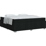  Krevetna konstrukcija Crna 200 x 200 cm tkanina | shoptok.hr