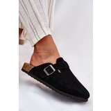 Big Star Suede Ladies Clogs With Buckle | Shoptok.si