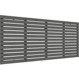 Maison Chic stensko posteljno vzglavje - vzglavna omarica - nočna omarica sivo 166x3x91,5 cm trdna borovina, (21706684) Cene