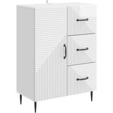  Kreveta s ladicama Bijela visokog sjaja 66 x 34 5 x 89 5 cm - Bijela visokog sjaja | shoptok.hr