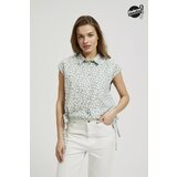Moodo Women's patterned shirt - olive | Shoptok.si
