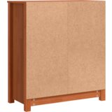  S pohranom s vratima Smeđa 70 x 35 x 80 cm Čvrsta borova drva | shoptok.hr