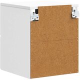  Stenski nočni omarici Bela 34,5 x 33 x 40 cm Inženirski les, (5000298711) | Shoptok.si