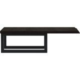  Zidna polica za umivaonik od čelika i masivne hrastovine Smeđa 40 x 60 x 2 cm | shoptok.hr