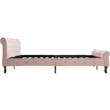 vidaXL okvir za krevet ružičasti baršunasti 200 x 200 cm | shoptok.hr