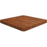  Četvrtasta stolna ploča tamnosmeđa 50x50x4 cm tretirani hrast | shoptok.hr