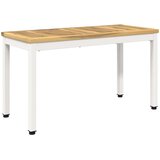  Vrtna klupa 80,5 x 35 x 45 cm Čvrsto drvo akacije Bijela | shoptok.hr
