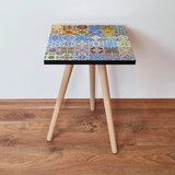 Hanah home klub sto Shp59, 35x42x35 cm, Šareni | ePonuda.com