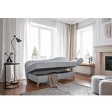 Miuform Svijetlo siva ležaljka od samta (s desnim kutom) Chic Charlotte – | shoptok.hr