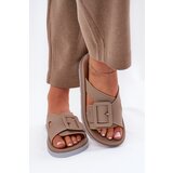 Zaxy Fragrant Women's Slippers With Decorative Buckle Beige | shoptok.hr