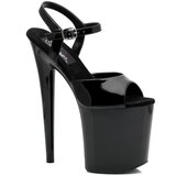 Pleaser USA Pleaser Flamingo-809 Blk Pat/Blk 44 Cene