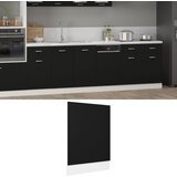 vidaXL Plošča za pomivalni stroj črna 45x3x67 cm iverna plošča Cene