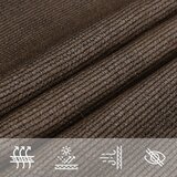  Jedro za zaštitu od sunca 160 g/m² smeđe 3 x 4 m HDPE | Shoptok.si