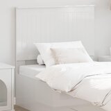  Uzglavlje s uzglavljem Sjajno bijelo 90 cm Konstruirano drvo | shoptok.hr