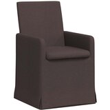 vidaXL Jedilni stoli 2 pcs Temno rjava 57 x 67 x 95 cm blago, (5000093069) Cene