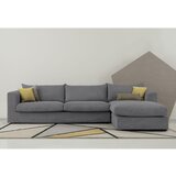 Scandic Temno siva kotna sedežna garnitura (desni kot) Asgard – | Shoptok.si
