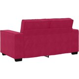  Dvosjed Kauč Vinsko Crvena 160x78x84 cm Baršun | Shoptok.si