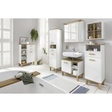 MID.YOU Spodnja Omarica Padua, Bela, Barva Hrasta | Shoptok.si