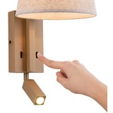  Brilagi - LED zidna lampa RAYA 1xE14/40W/230V + LED/3W lan/bež | Eponuda.com