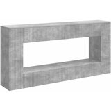  Konzolna stolica Prugasti Betonsko Siva 155 x 29 x 74 cm | shoptok.hr