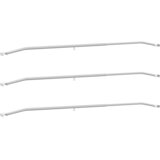  Kuka za platna za prikolice 3 pcs Srebrno 130-210 cm Aluminij | shoptok.hr