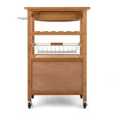 Klarstein Louisiana, kuhinjski voziček, strežni voziček, 4 nadstropja, bambus - | Shoptok.si