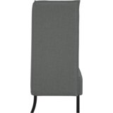 vidaXL Sedežna garnitura z visokim naslonom temno siva 109x56x121 cm tkanina | Shoptok.si
