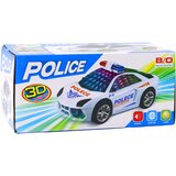  Interaktivni policijski auto za igru 3D - bijeli | shoptok.hr