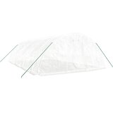  Staklenik s čeličnim okvirom bijeli 40 m² 8 x 5 x 2,3 m | shoptok.hr