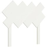 Maison Chic posteljno vzglavje - vzglavna omarica - nočna omarica belo 92x3x81 cm trdna borovina, (21706043) Cene