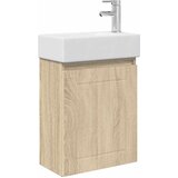vidaXL Kopalniška omarica s tapo Sonoma hrast 45,5 x 25,5 x 84 cm, (5000246407) Cene