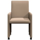  Blagovačke stolice s kotačima s kotačima 2 pcs Boja cappuccina | shoptok.hr