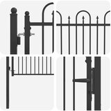  Ogradna vrata DRONTEN 100 x 100 cm Metal Može se zaključati | shoptok.hr