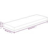  Daska za police 80x20x4 cm neobrađena masivna hrastovina | shoptok.hr