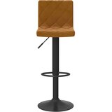  Barske stolice 2 kom. Smeđi baršun | shoptok.hr