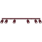 Sollux Lighting Stropna svetilka RAYO 6L bordo, (5000499919) | Shoptok.si