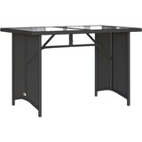  6-dijelni set vrtnih sofa s jastucima crni od poliratana | shoptok.hr