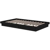  Okvir za krevet od masivnog drva crni 120 x 200 cm | shoptok.hr