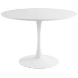 Venture Home Hamden okrugli blagovaonski stol ⌀110 cm, bijeli | shoptok.hr