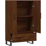  Visoka komoda smeđa boja hrasta 69,5x31x115cm konstruirano drvo | shoptok.hr