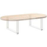  Noge kavne mize v obliki črke U 2 kosa Bela 70x(30-31) cm Jeklo, (21828661) | Shoptok.si