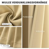 MIULEE 2x 140x160cm Zatemnitvene Zavese za Okna | Shoptok.si