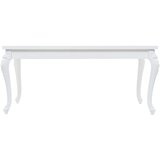 Blagovaonski stol visokog sjaja bijeli 179 x 89 x 81 cm | shoptok.hr