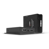 Lindy 38208 avdio/video ojačevalnik moči AV oddajnik in sprejemnik črn HDMI® HDMI razširitev preko omrežnega kabla RJ45 70 m, (20428670) | Shoptok.si