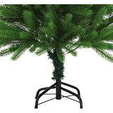 vidaXL Božično drevo med 150 LED z stojalom Zelena 120 cm PE | Shoptok.si