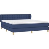  Box spring postelja z vzmetnico modra 180x200 cm blago, (20894250) | Shoptok.si
